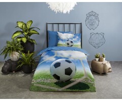 Good Morning  Kinder dekbedovertrek Voetbal