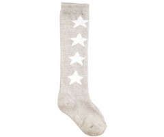 Molo  kniekousen met sterren grey melange