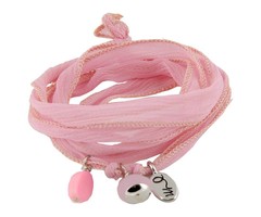 Jozemiek Rakhi zijden wikkelarmand Tender rose