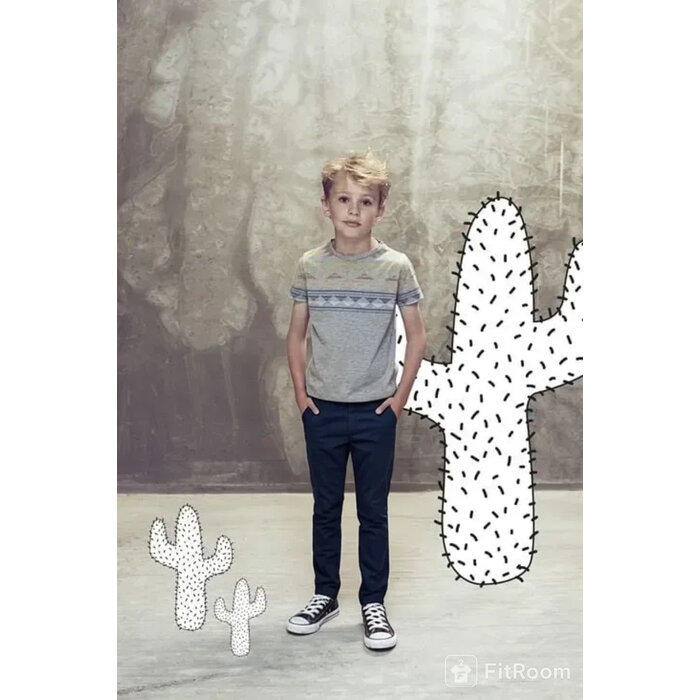 Little Pieces/ Pieces Kids Boys zomerbroek Orion petrol blue