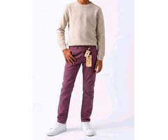 Wijnrode chino broek voor jongens | Scotch Shrunk