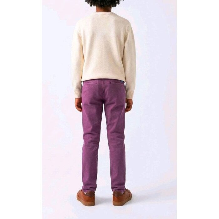 Wijnrode chino broek voor jongens | Scotch Shrunk Kids