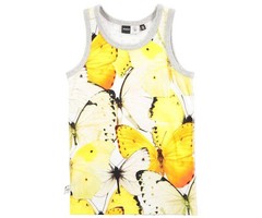 Molo  singlet top Joshlyn Africa butterfly