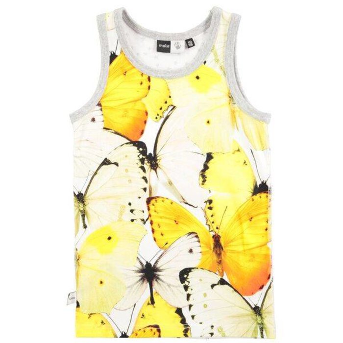 Molo  singlet top Joshlyn Africa butterfly