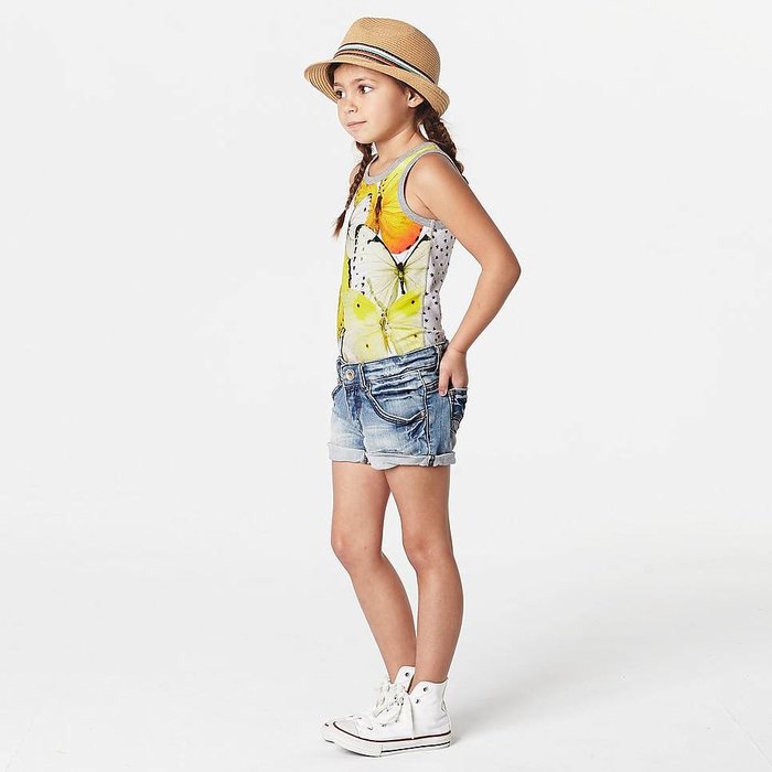 Molo  singlet top Joshlyn Africa butterfly