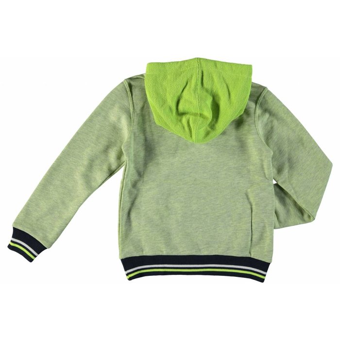 Bampidano boys hooded sweatshirt lime