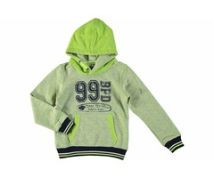 Bampidano boys hooded sweatshirt lime