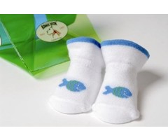 Bonnie Doon baby- en kinder beenmode  newborn socks lichtblauw
