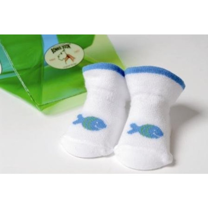 Bonnie Doon baby- en kinder beenmode  newborn socks lichtblauw