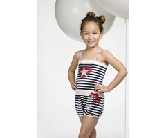 Bampidano jumpsuit marine stripes love hart