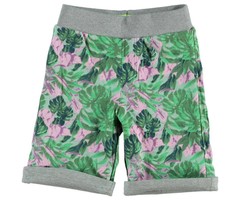Bampidano boys reversible sweat short grey-jungle