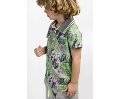 Bampidano jongens polo jungleprint