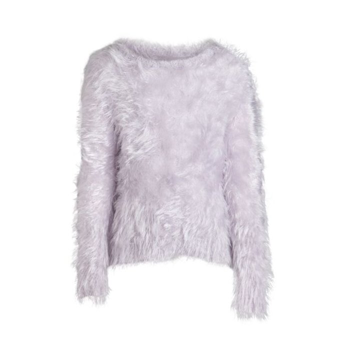 Little Pieces/ Pieces Kids superzachte fluffy trui soft lila
