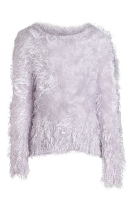 Little Pieces/ Pieces Kids superzachte fluffy trui soft lila