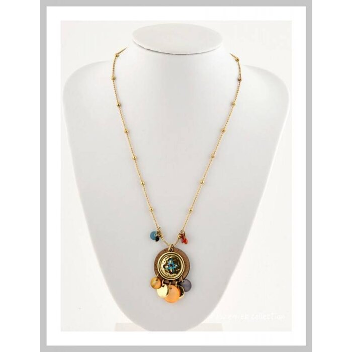 Jozemiek Ketting Colourful Gold