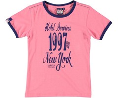 Blue Fish shirt Pink Lemonade