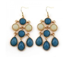 Love Ibiza oorbellen Blue Jewels