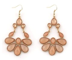 Love Ibiza oorbellen nude pink