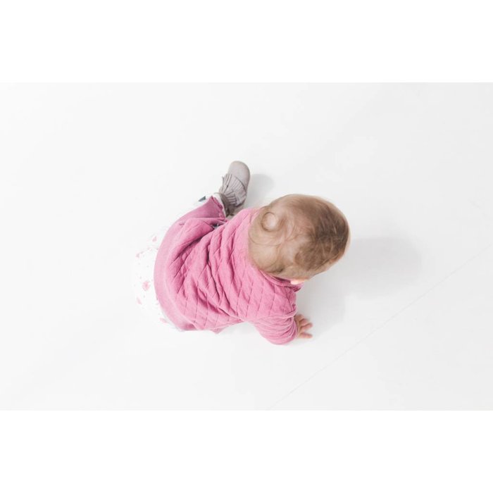nOeser stoer baby jackje / sweatvest Jacky capitone pink
