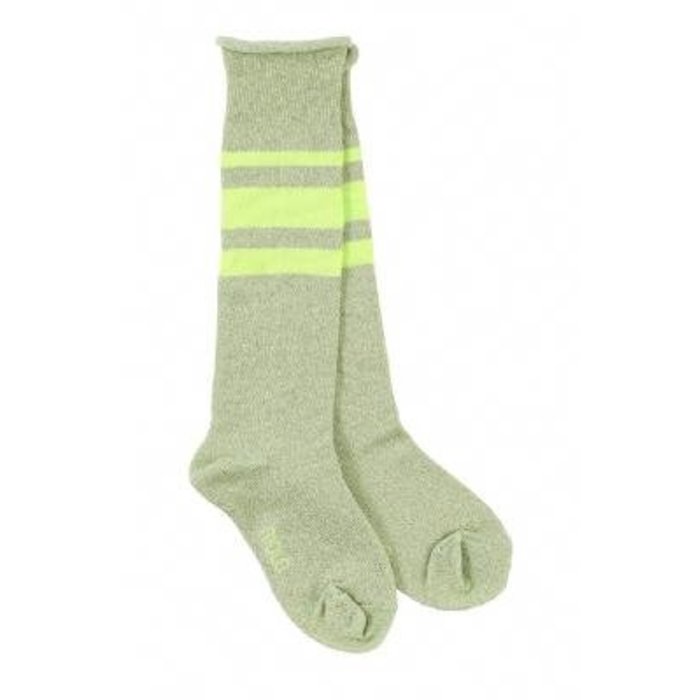 Molo glitter kousen Varsity Honeydew