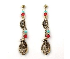 Jozemiek Dames oorbellen Gold Leaves