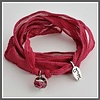 Jozemiek RAKHI zijden wikkelarmband Persian Fuchsia R