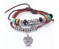 Love Ibiza Stoere leren armband natural