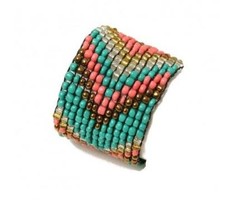Love Ibiza LOVE IBIZA armband Colourful beads blue