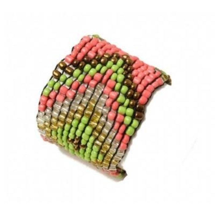 Love Ibiza LOVE IBIZA armband colourful beads lime