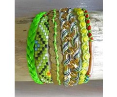 Love Ibiza LOVE IBIZA armband Passion Green