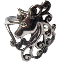 thumb-Ring mit Einhorn, 925 Sterling Silber-1