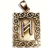 thumb-Amulett Rune, Hagalaz-1