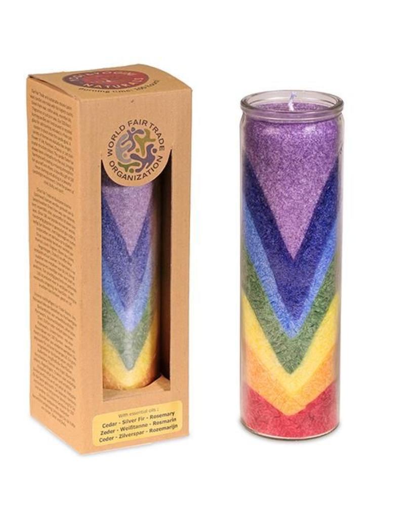 Chakra Kerzen im Glas Alraune Esoterik Shop für Magie