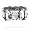 Alchemy Dreifacher Mond Zinn Ring