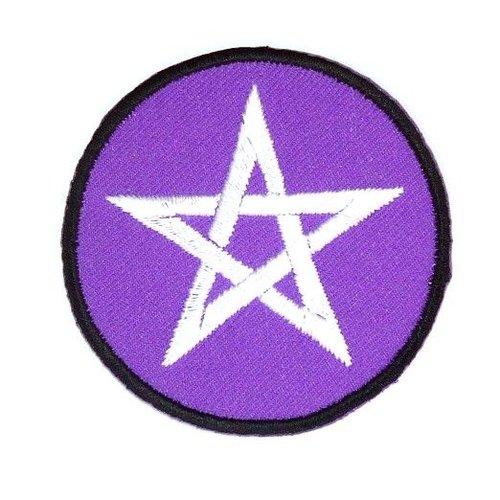 Patches (Aufnäher) mit Pentagramm 