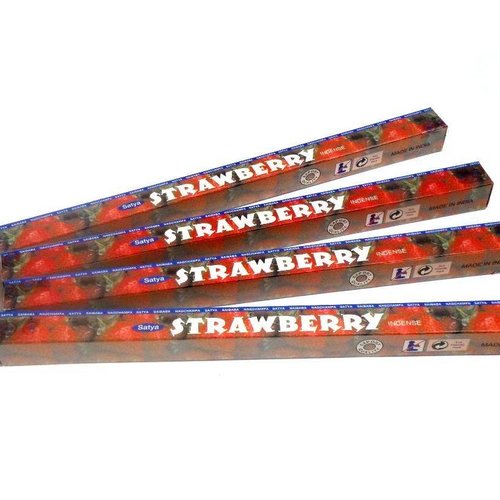 Räucherstäbchen Satya Strawberry 