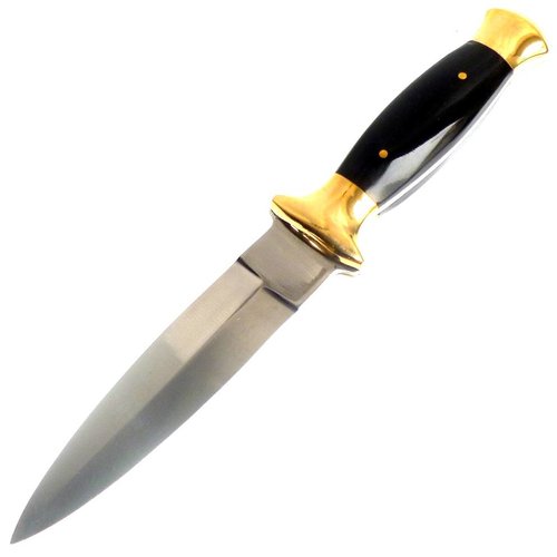 Ritualdolch Athame mit schwarzem Griff 