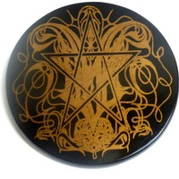 thumb-Altarpentakel "Gothic" mit Pentagramm-2