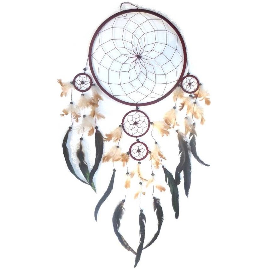 Traumfänger (Dreamcatcher) 4-fach 17 cm-1