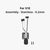 Bambu Lab Complete Hotend Assembly with Stainless Steel Nozzle - X1E