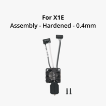 Complete Hotend Assembly with Hardened Steel Nozzle - X1E