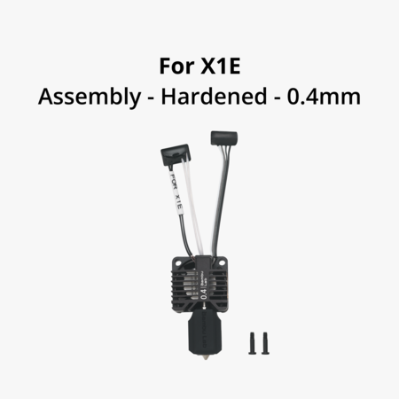 Bambu Lab Complete Hotend Assembly with Hardened Steel Nozzle - X1E
