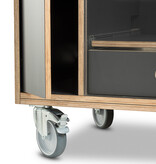 AMPC AMcart bundled with 2 Bambu Lab X2D AMS Combo printers