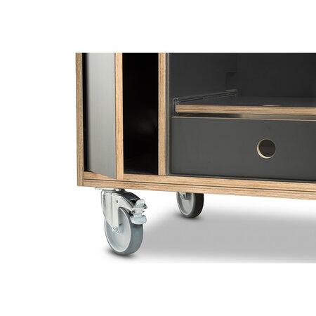 AMPC AMcart bundled with 2 Bambu Lab X2D AMS Combo printers