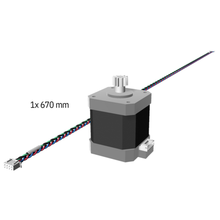 UltiMaker Feeder Motor Assembly (2+C, S Series) (#70-225715)