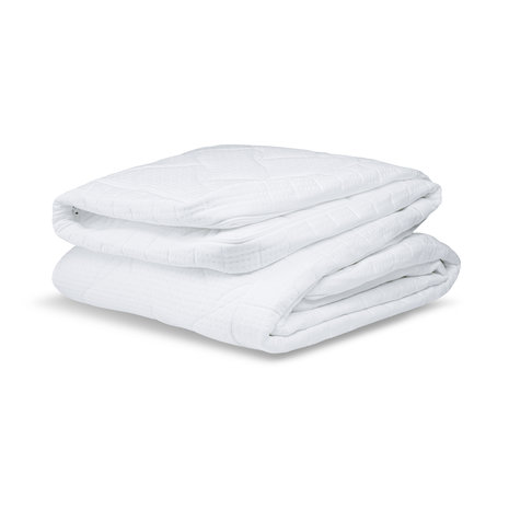 Natuurlijke matrashoes met rits