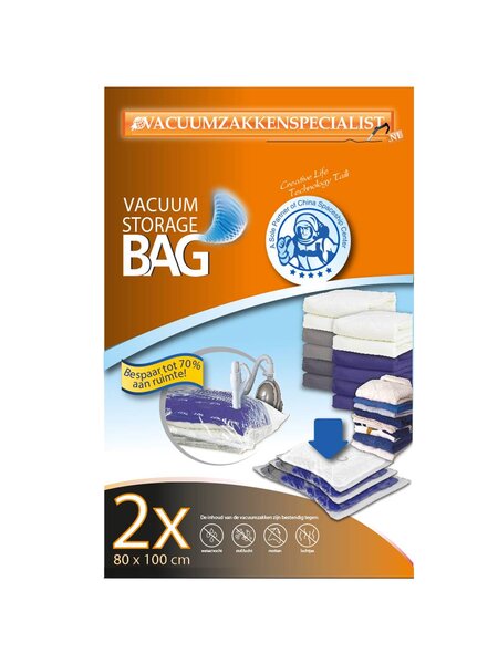 Pro Vacuumzakken 80X100 [Set 2 Zakken]