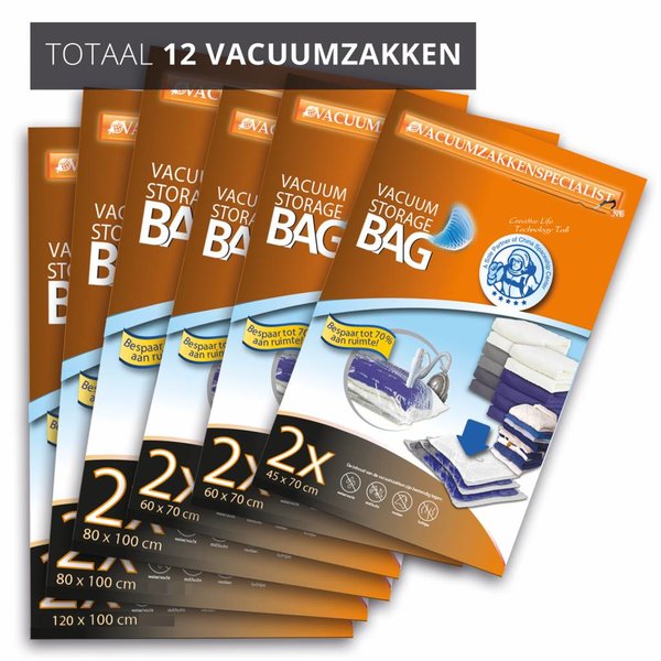 Pro Pakket Vacuumzakken Home [Set 12 Zakken]