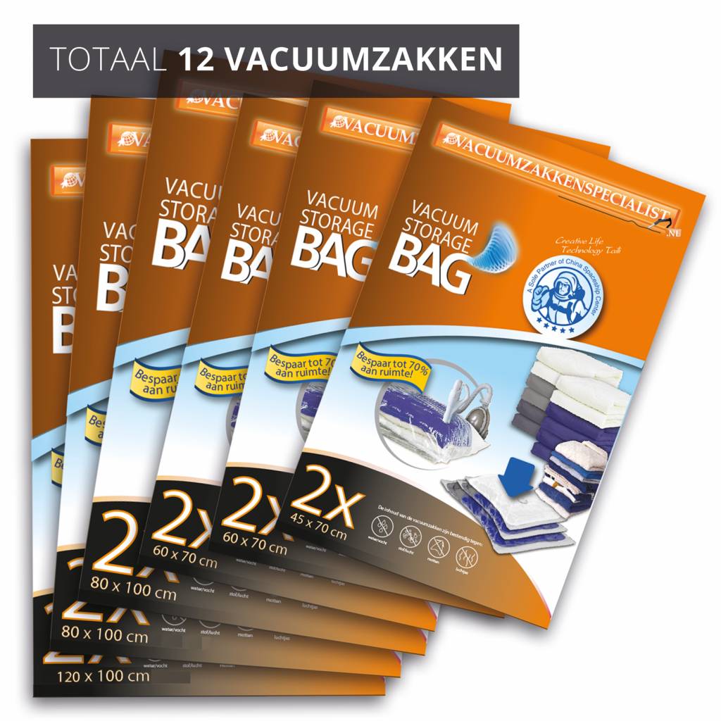 Accumulatie satire Volwassen Pakket 12 Vacuumzakken Home €49,95 - VacuumzakkenSpecialist