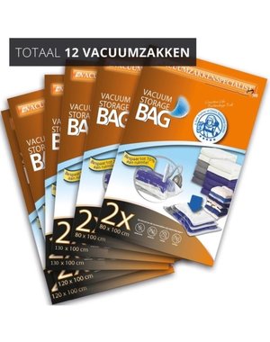 Pro Pakket Vacuumzakken Home Large [Set 12 Vacuumzakken]